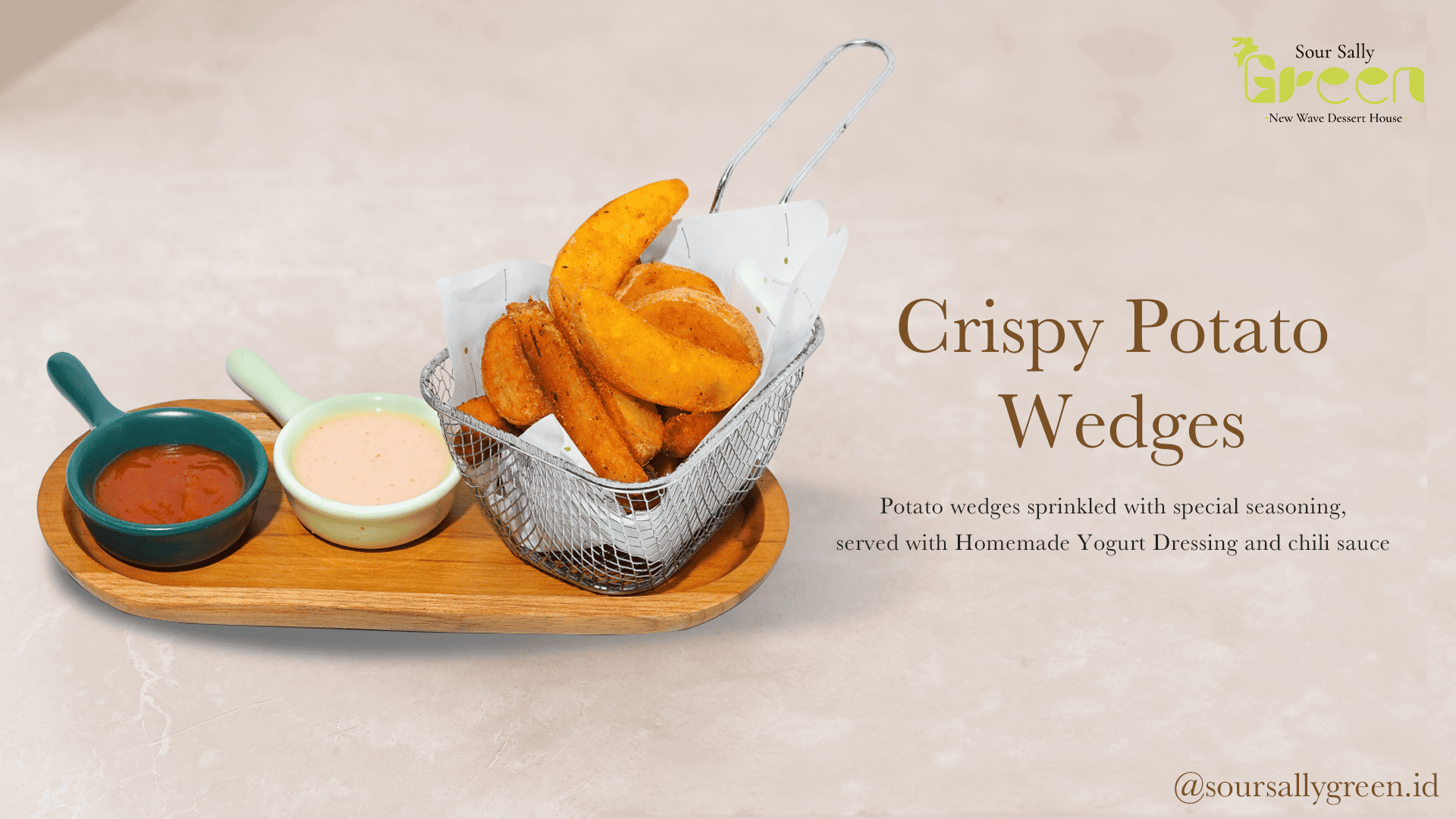 CRISPY POTATO WEDGES